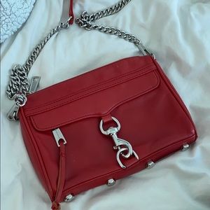 Red Rebecca Minkoff MAC crossbody
